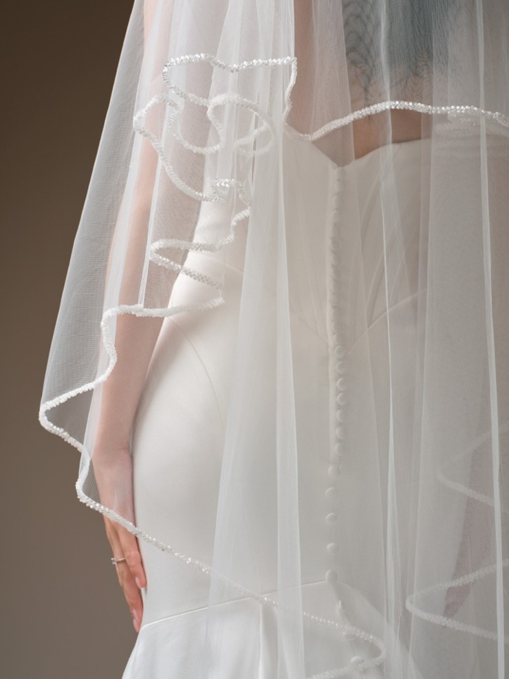 Maggie Sottero Veil Accessory - Beaded Trim 003 - Maggie Sottero Veil Accessory - Beaded Trim 003 - Maggie Sottero #1 default Ivory picture