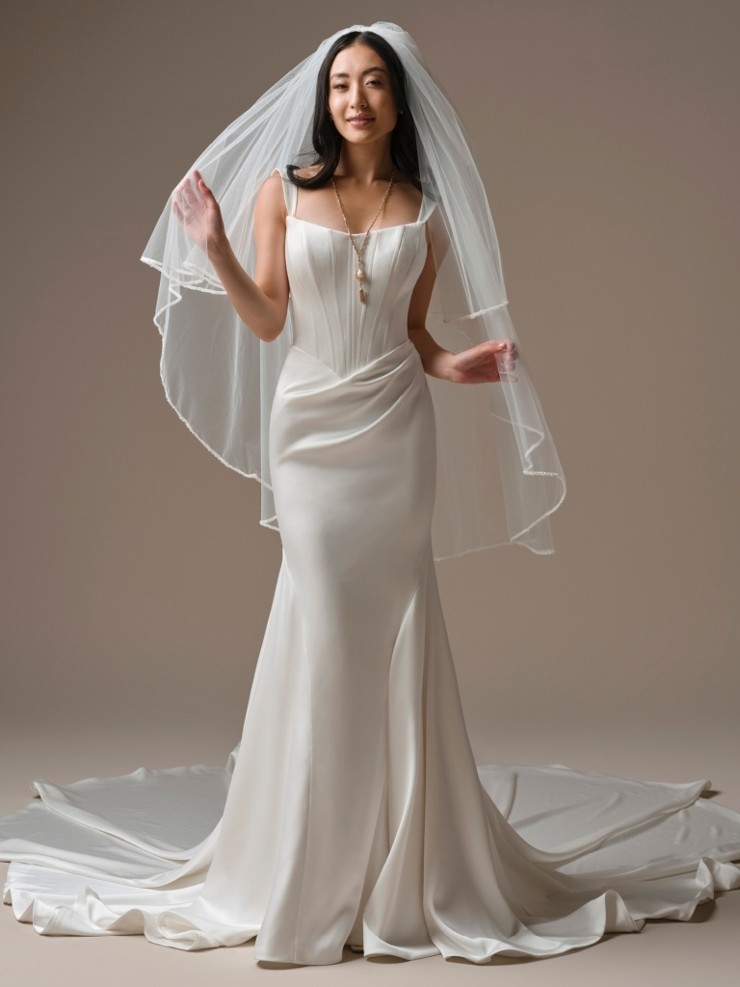 Maggie Sottero Veil Accessory Beaded Trim 003 (VLA) - Maggie Sottero Veil Accessory Beaded Trim 003 (VLA) - Maggie Sottero #0 default All Ivory picture