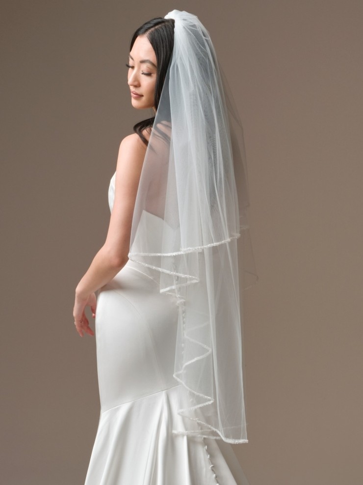 Maggie Sottero Veil Accessory Beaded Trim 003 (VLA) - Maggie Sottero Veil Accessory Beaded Trim 003 (VLA) - Maggie Sottero #1 All Ivory picture