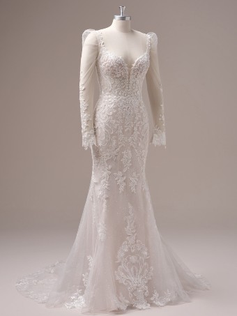 Rebecca Ingram Candice 25RS918A01 $7 Ivory over Soft Blush (gown with Ivory illusion) thumbnail
