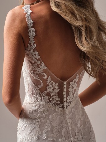Rebecca Ingram Candice 25RS918A01 $3 Ivory over Soft Blush (gown with Ivory illusion) thumbnail