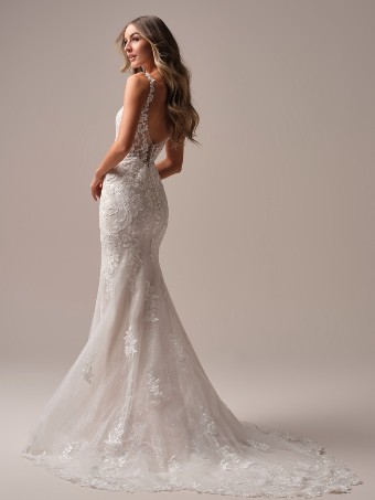 Rebecca Ingram Candice 25RS918A01 $1 Ivory over Soft Blush (gown with Ivory illusion) thumbnail