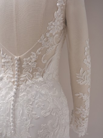 Rebecca Ingram Candice 25RS918A01 $6 Ivory over Soft Blush (gown with Ivory illusion) thumbnail