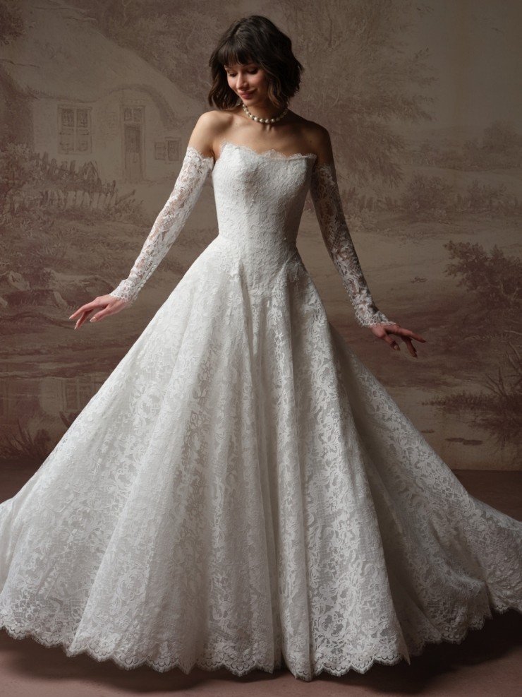 Maggie Sottero Serena Detachable Sleeves - Maggie Sottero Serena Detachable Sleeves - Maggie Sottero #1 default Ivory picture