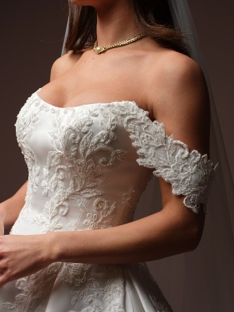 Maggie Sottero Landis Detachable Cap Sleeves - Maggie Sottero Landis Detachable Cap Sleeves - Maggie Sottero $0 default All Ivory thumbnail