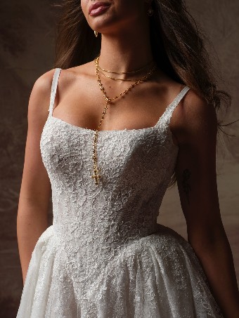 Sottero and Midgley Ivandra F6SK139A01 $3 All Ivory (gown with Ivory Illusion) thumbnail
