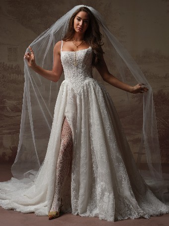Sottero and Midgley Ivandra F6SK139A01 $6 All Ivory (gown with Ivory Illusion) thumbnail