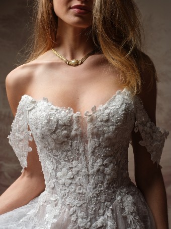 Maggie Sottero Hadley F6MB135A01 $2 All Ivory (gown with Ivory Illusion) thumbnail