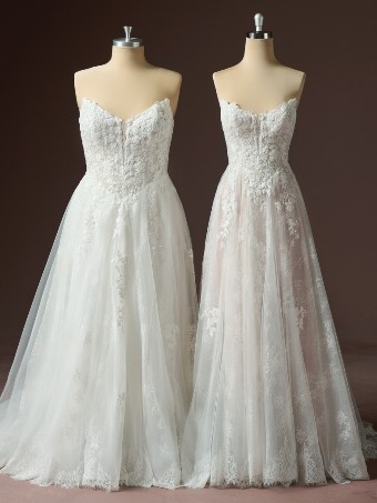 Maggie Sottero Hadley F6MB135A01 $6 All Ivory (gown with Ivory Illusion) thumbnail