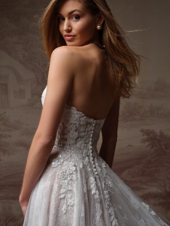 Maggie Sottero Hadley F6MB135A01 $5 All Ivory (gown with Ivory Illusion) thumbnail
