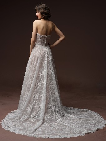 Maggie Sottero Maelle F6MB210A01 $5 All Ivory (gown with Ivory Illusion) thumbnail