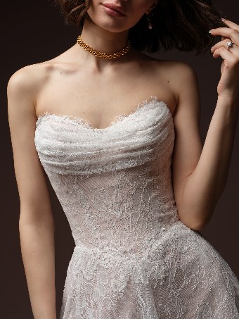 Maggie Sottero Maelle F6MB210A01 $2 All Ivory (gown with Ivory Illusion) thumbnail