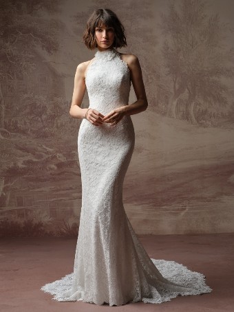 Maggie Sottero Anya F6MK095A01 $8 All Ivory (gown with Ivory Illusion) thumbnail