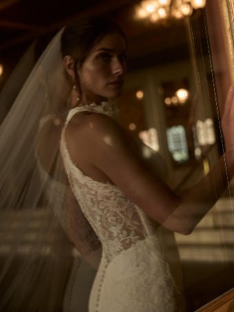 Maggie Sottero Anya F6MK095A01 $6 All Ivory (gown with Ivory Illusion) thumbnail