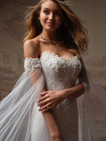 Maggie Sottero Collette - F6MB076A01- Maggie Sottero Collette - F6MB076A01- Maggie Sottero $6 All Ivory (gown with Ivory Illusion) thumbnail