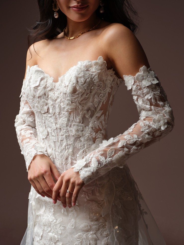 Maggie Sottero Estelle Detachable Long Sleeves - Maggie Sottero Estelle Detachable Long Sleeves - Maggie Sottero #0 default Ivory picture