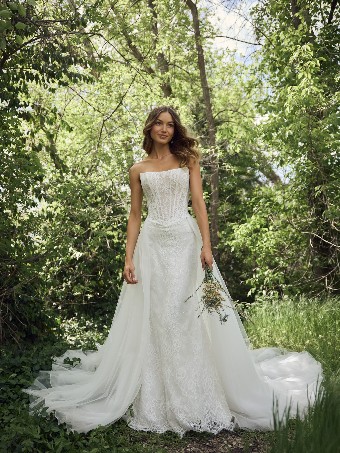Rebecca Ingram Samira F6RS203A02 $7 All Ivory (gown with Ivory Illusion) thumbnail