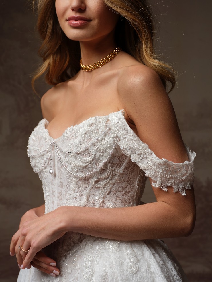 Maggie Sottero Ryland Detachable Cap Sleeves - YYCS0+F6MK055000 - Maggie Sottero Image