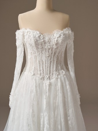 Maggie Sottero Vespera F6SB073A01 $6 Ivory over Blush (gown with Ivory Illusion) thumbnail