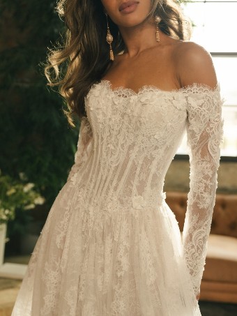 Maggie Sottero Vespera F6SB073A01 $15 Ivory over Blush (gown with Ivory Illusion) thumbnail