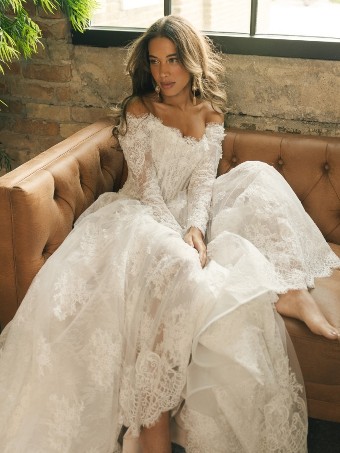 Maggie Sottero Vespera F6SB073A01 $20 default Ivory over Blush (gown with Ivory Illusion) thumbnail