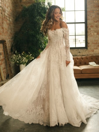 Maggie Sottero Vespera F6SB073A01 $16 Ivory over Blush (gown with Ivory Illusion) thumbnail