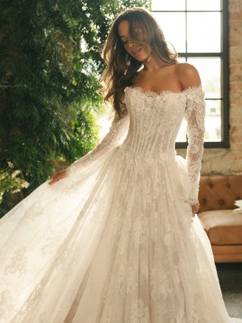Maggie Sottero Vespera F6SB073A01 $17 Ivory over Blush (gown with Ivory Illusion) thumbnail