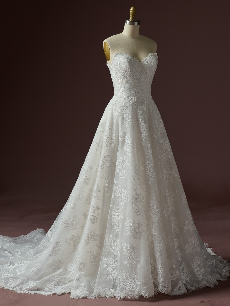 Maggie Sottero Vespera F6SB073A01 #1 Ivory over Blush (gown with Ivory Illusion) picture