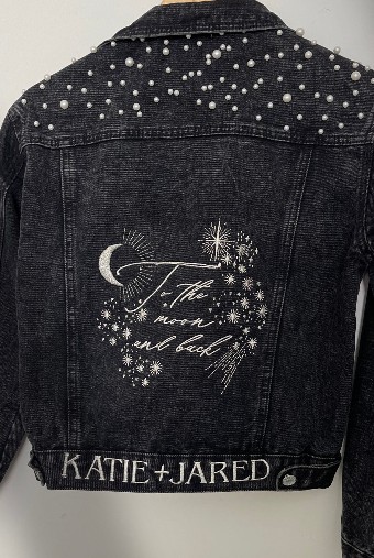 Heirloom Bridal To the Moon Denim Jacket - Heirloom Bridal Company $0 default Black Denim thumbnail