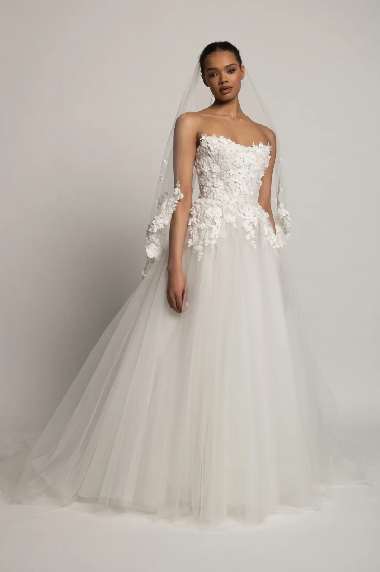 Jenny Yoo Romy Fingertip Veil V22653 #3 default Ivory picture