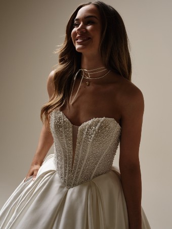 Maggie Sottero Tina 25MS261A01 $3 Ivory (gown with Natural Illusion) thumbnail