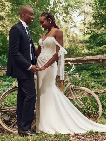 Maggie Sottero Jace 25MS339A01 $3 Ivory (gown with Natural Illusion) thumbnail