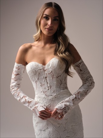Maggie Sottero Dakota 25MB849A01 $4 All Ivory (gown with Ivory Illusion) thumbnail