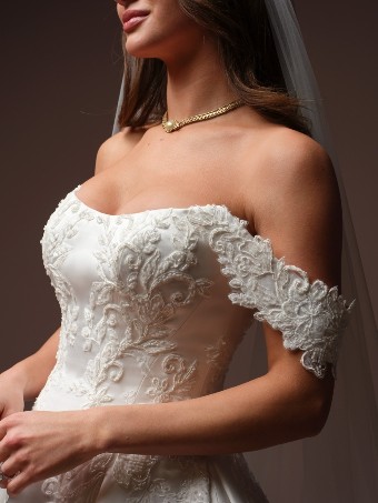 Maggie Sottero Landis F6MN069A01 $3 All Ivory thumbnail