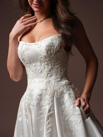 Maggie Sottero Landis F6MN069A01 $1 All Ivory thumbnail