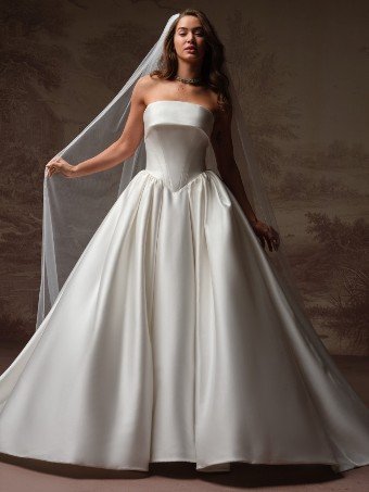 Maggie Sottero Rane F6MS198A01 $4 All Ivory thumbnail