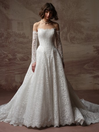 Maggie Sottero Serena F6MZ075A01 $1 All Ivory thumbnail