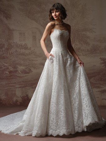 Maggie Sottero Serena F6MZ075A01 $3 All Ivory thumbnail