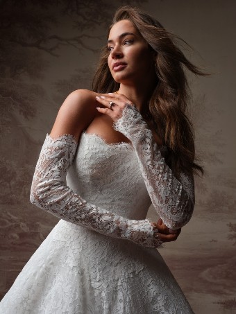 Maggie Sottero Serena F6MZ075A01 $7 All Ivory thumbnail