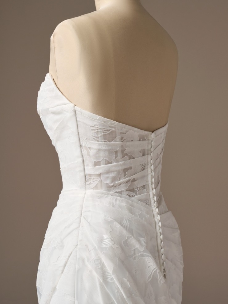 Rebecca Ingram Kendall 26RB437A01 #10 default All Ivory (gown with Ivory Illusion) picture