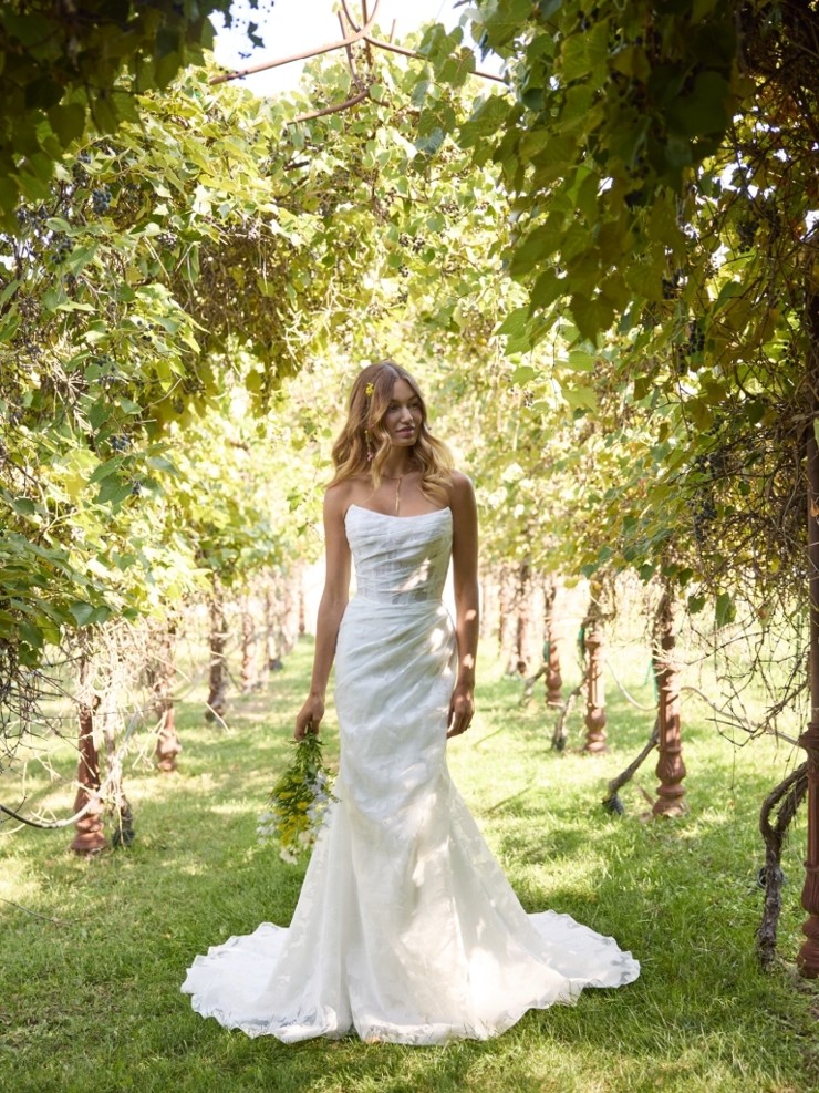 Rebecca Ingram Kendall 26RB437A01 #0 default All Ivory (gown with Ivory Illusion) picture