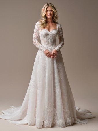 Rebecca Ingram Esmeralda 26RK478B01 $10 Ivory over Blush (gown with Ivory Illusion) thumbnail