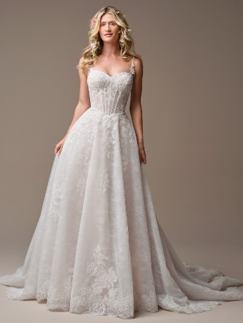Rebecca Ingram Esmeralda 26RK478B01 $8 Ivory over Blush (gown with Ivory Illusion) thumbnail