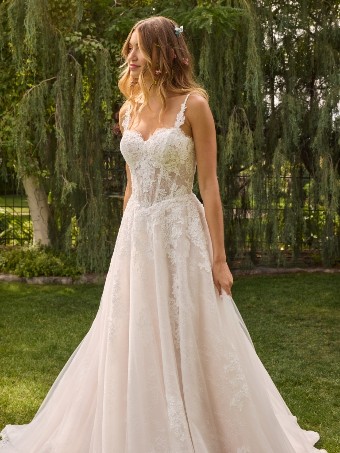 Rebecca Ingram Esmeralda 26RK478B01 $4 Ivory over Blush (gown with Ivory Illusion) thumbnail