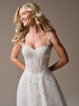Rebecca Ingram Esmeralda 26RK478B01 $9 Ivory over Blush (gown with Ivory Illusion) thumbnail