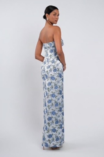 Jenny by Jenny Yoo 22524 $1 Whisper Blue Sweetbriar Jacquard thumbnail