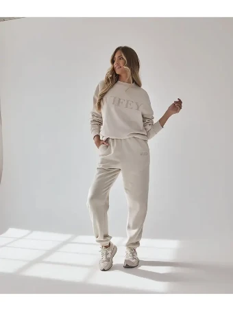 Six Stories Wifey Statement Sweatpants - Six Stories $1 Champagne thumbnail