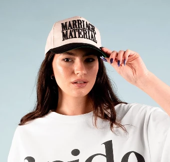 BRIDEMERCH Marriage Material™ Collection Trucker - BRIDEMERCH $3 Black thumbnail