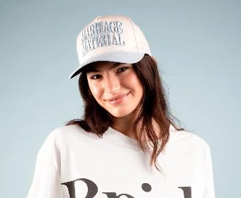 BRIDEMERCH Marriage Material™ Collection Trucker - BRIDEMERCH $4 Black thumbnail