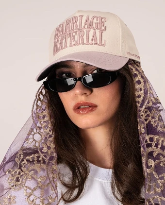 BRIDEMERCH Marriage Material™ Collection Trucker - BRIDEMERCH $2 Black thumbnail